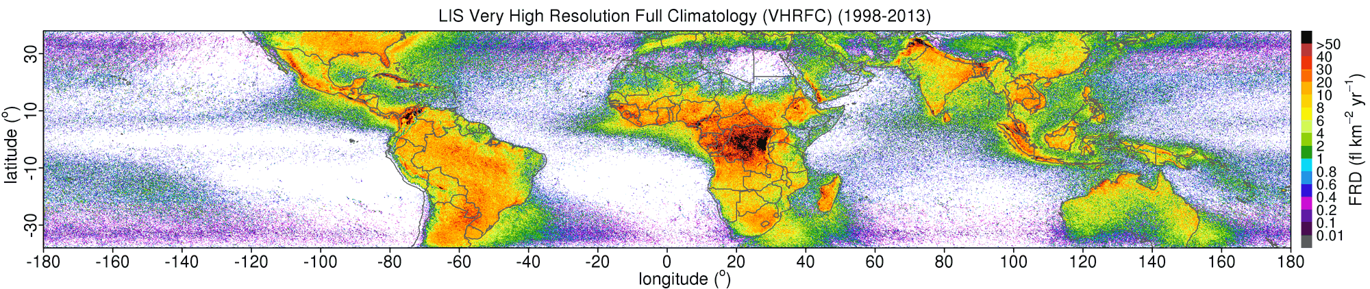 LIS Very High Resolution Full Climatology (VHRFC) (1998-2013)