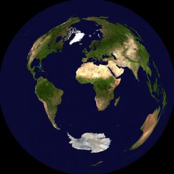 The Gott-Mugnolo azimuthal projection 