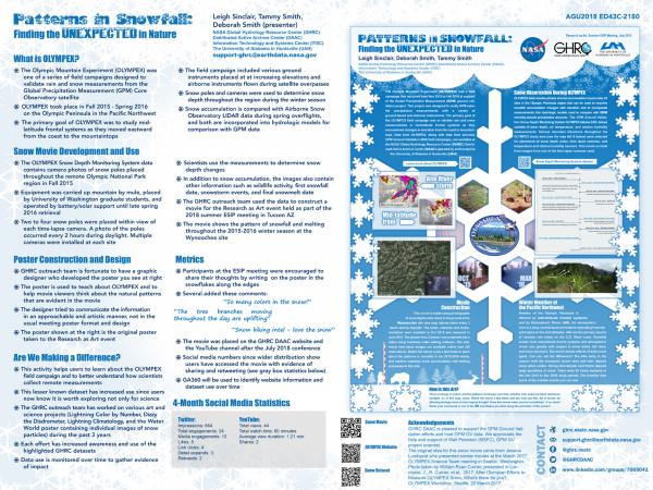 Patterns in Snowfall: Finding the Unexpected in Nature (AGU Fall Meeting 2018)