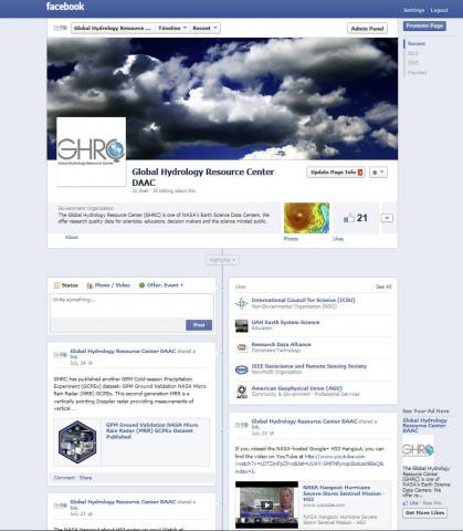 GHRC Facebook page GHRC Facebook page