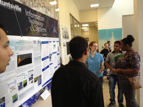 GHRC students explain their research efforts GHRC students explain their research efforts