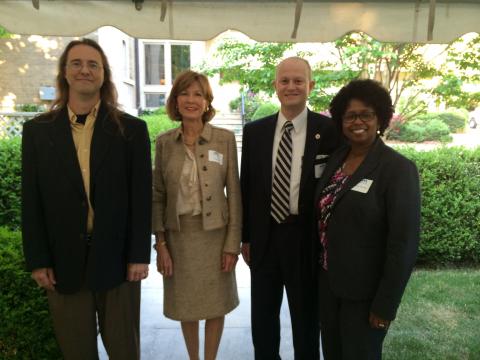 Evans Criswell, Dr. Graves, Lamar Hawkins and his wife, Andrea