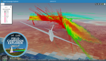 FCX showing a flight from GOES-R PLT Field Campaign