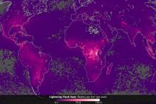 Lightning flash rate from OTD and LIS instruments