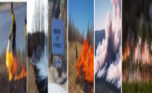Predicting the Air Quality and Visibility Impact of Wildland Fires Images of prescribed burns