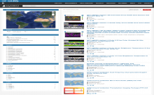 Screenshot of HyDRO data set listing HyDRO in use at GHRC
